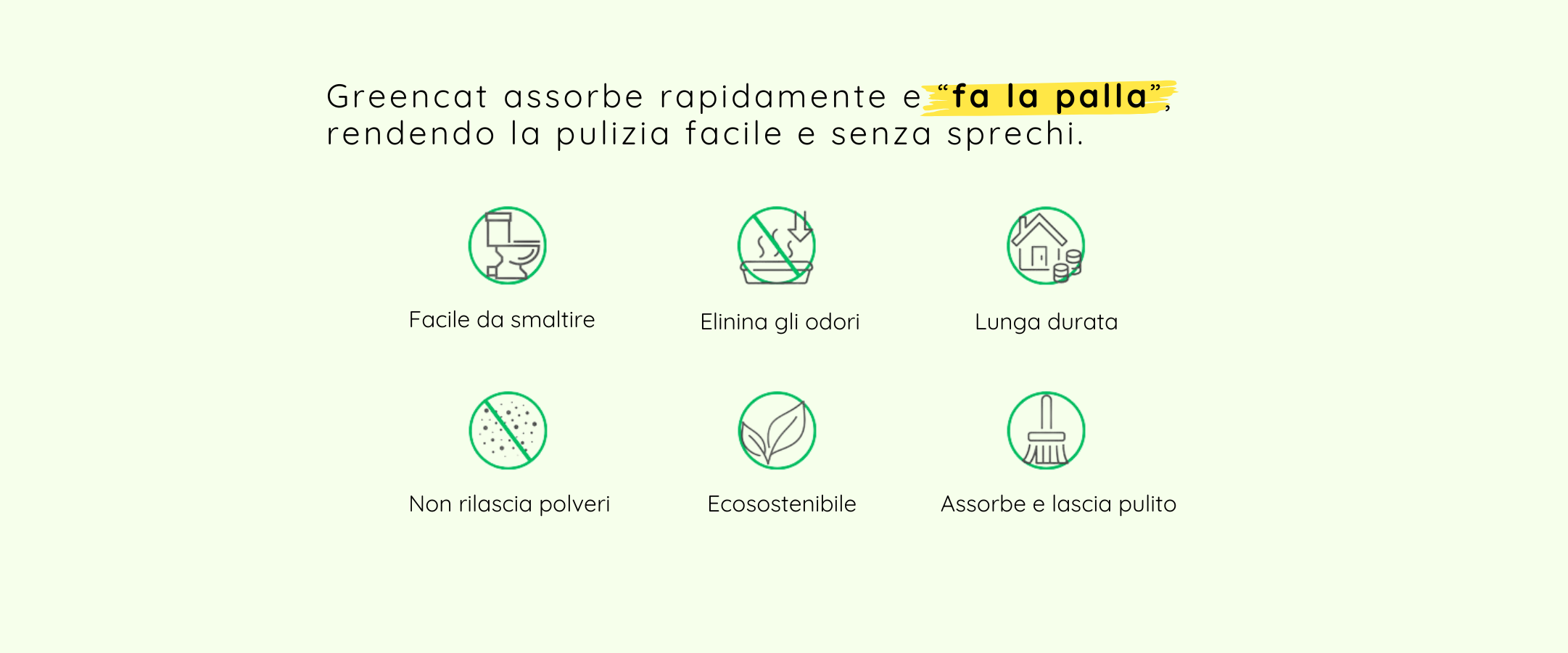 Scopri le nostre lettiere 100% vegetali e super agglomeranti.